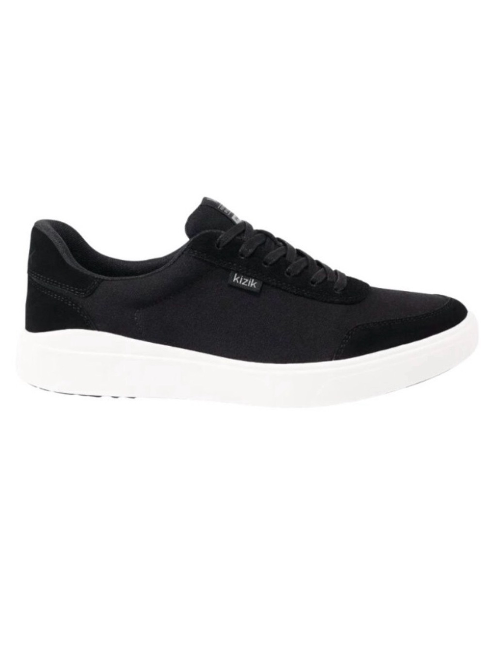 Kizik Men's Prague Hand's Free Canvas Sneakers - Black Size 11.5 Wide